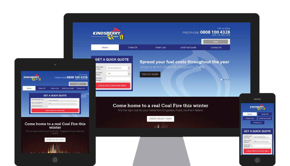 Design and development of a responsive website fro Kingsberry Fuels